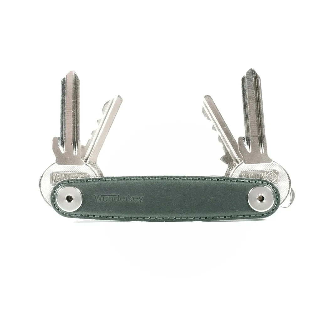 Wunderkey - Oxford Green Leather Key Organizer