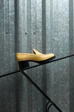 Yellow Heel Moccasins