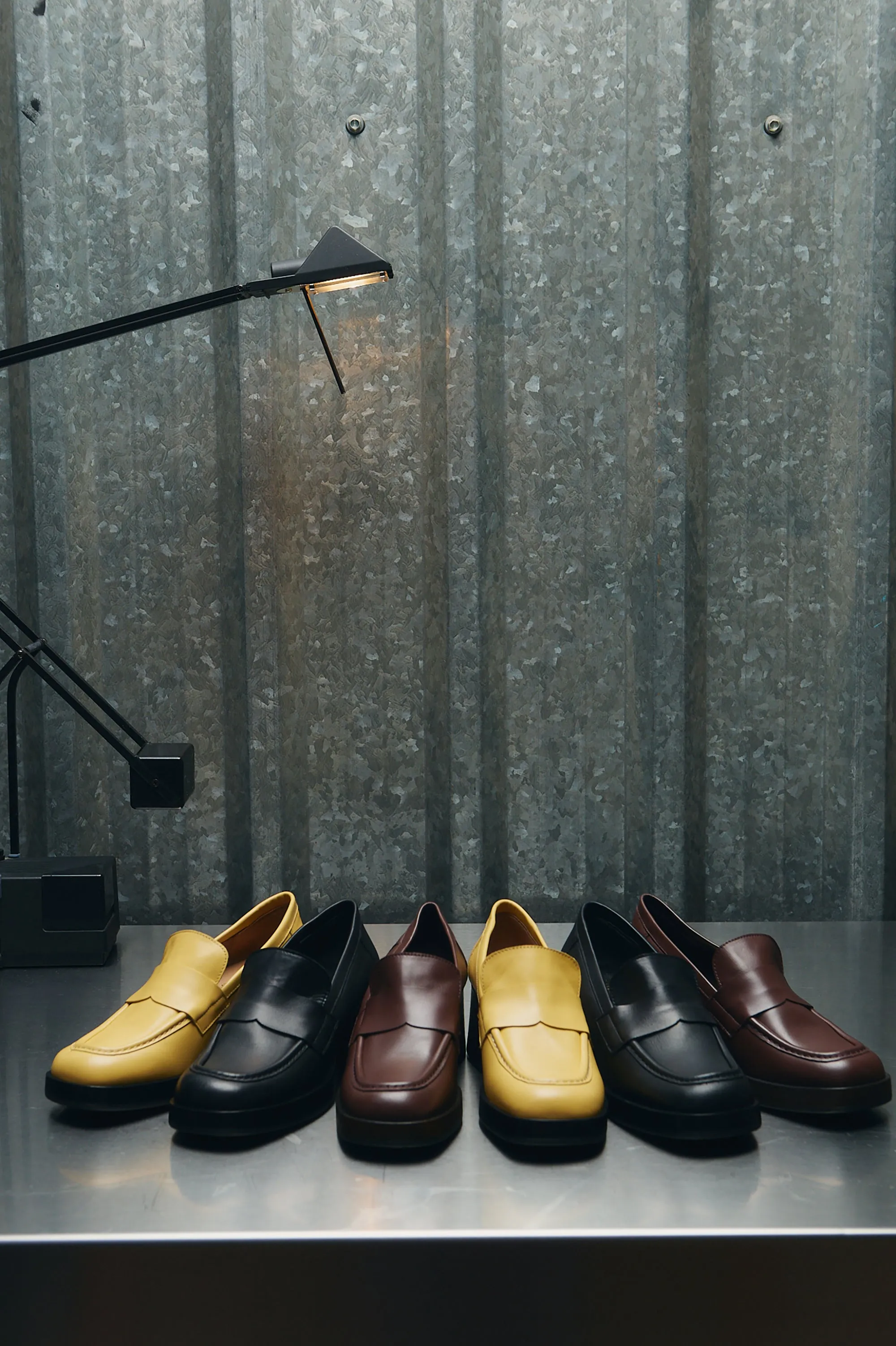 Yellow Heel Moccasins