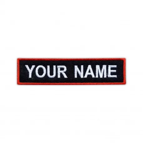Your Name Here 1" X 3" Name  Patch