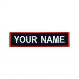 Your Name Here 1" X 3" Name  Patch